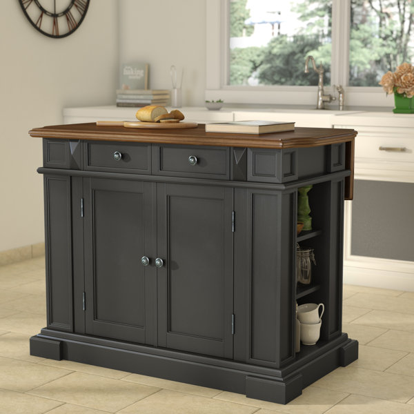 August Grove® Collette Kitchen Island & Reviews Wayfair